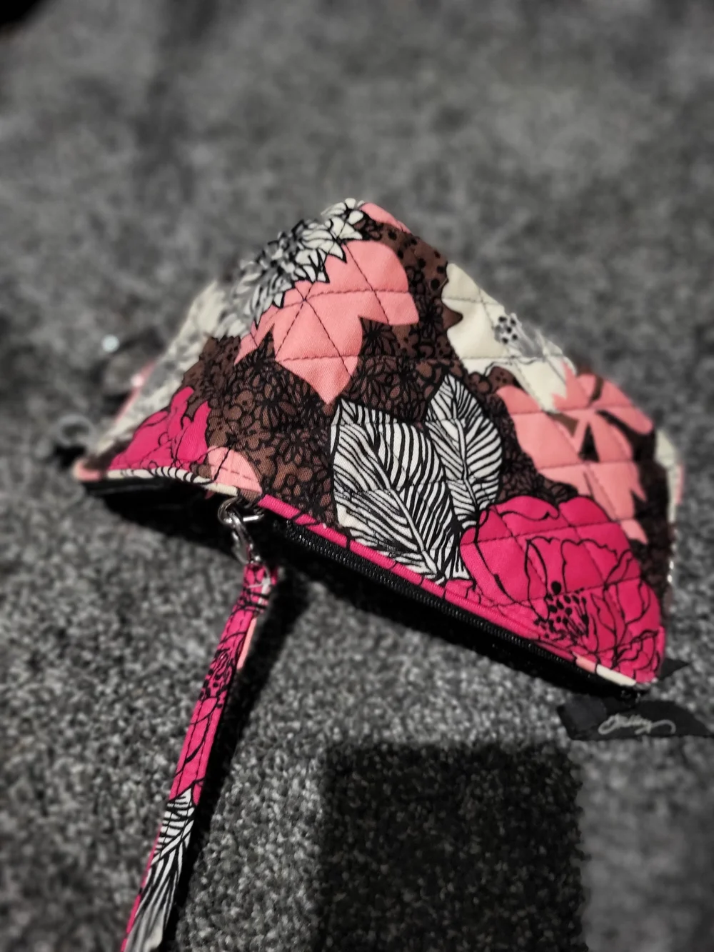 Vera Bradley Pink Floral Quilted Wallet